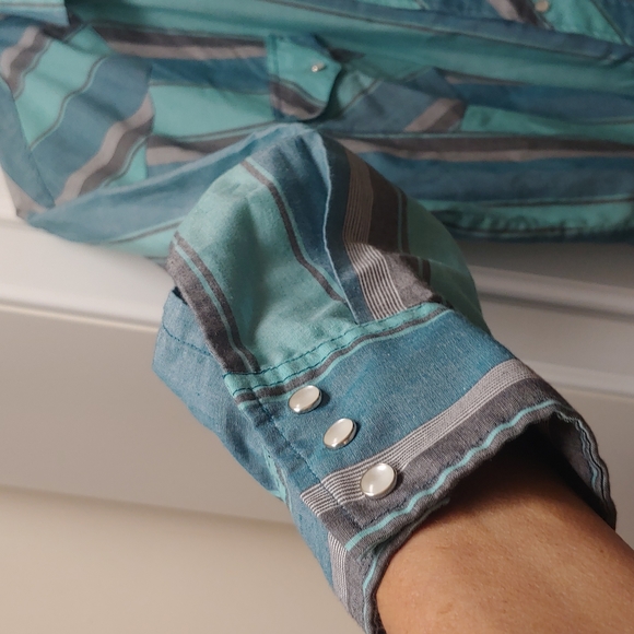 Vintage Wrangler Western shirt mn. sz.16-16.5 - Picture 5 of 16